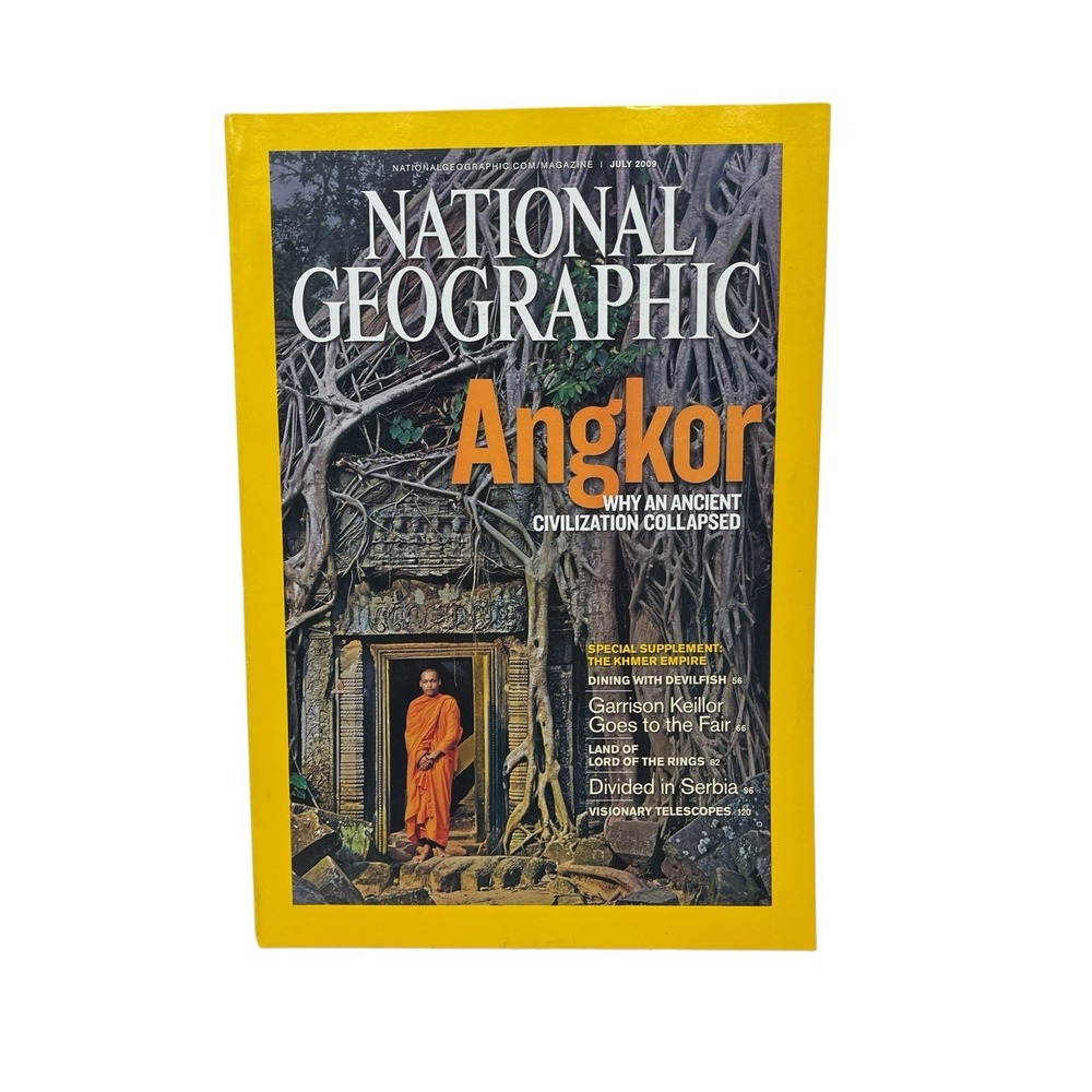 National Geographic Magazine July 2009 Angkor Civilization, Lord of‎ the Rings